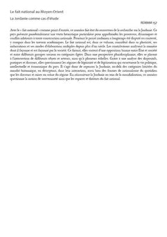 Le fait national au Moyen-Orient