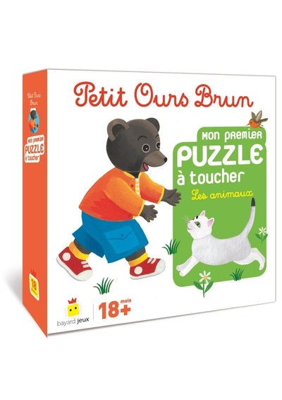 Jeu Petit Ours Brun - Mon premier puzzle à toucher Les animaux
