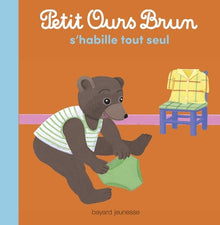 Petit Ours Brun s'habille tout seul - livre à matières