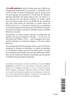Acadie 72: Naissance de la modernité acadienne