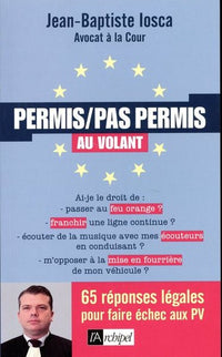 Permis/pas permis au volant