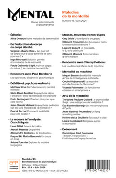 Mental n°49 : Maladies de la mentalité - Juin 2024