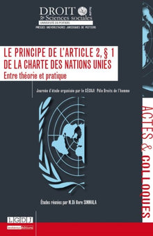 Le principe de l'article 2 § 1 de la Charte des Nations Unies