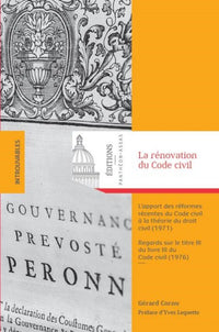 La rénovation du Code civil