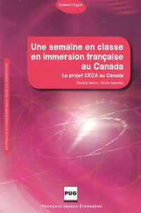 Semaine en classe en immersion française au Canada