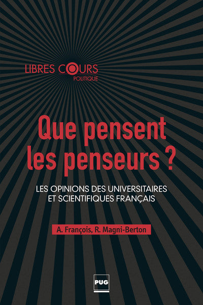 Que pensent les penseurs