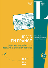 Je vis en France - 20 lectures faciles