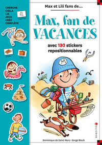 Livre stickers Max, fan de vacances