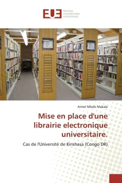 Mise en place d'une librairie électronique universitaire.