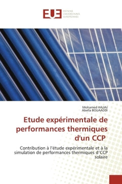 Etude expérimentale de performances thermiques d'un CCP