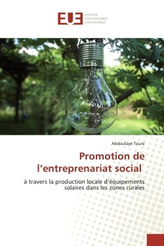 Promotion de l'entreprenariat social