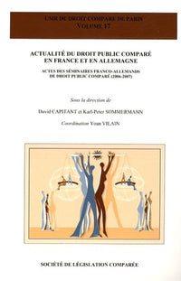 Actualité du droit public comparé en France et en Allemagne