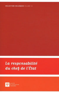 La responsabilité du chef de l'État