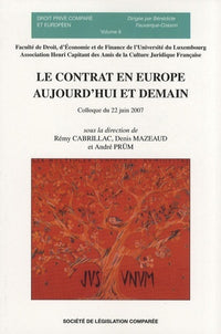 Le contrat en Europe aujourd'hui et demain