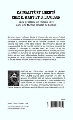 Causalité et liberté chez E. Kant et D. Davidson