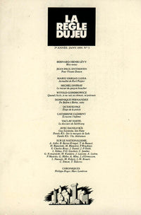 La règle du jeu n°03