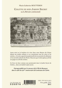 Colette en son jardin secret ou la retraite sentimentale