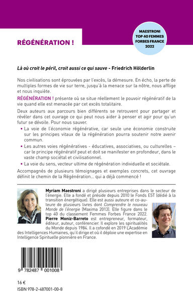 Régénération ! Notre seule issue : construire une civilisation régénérative