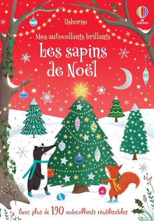 Les sapins de Noël - Mes autocollants brillants