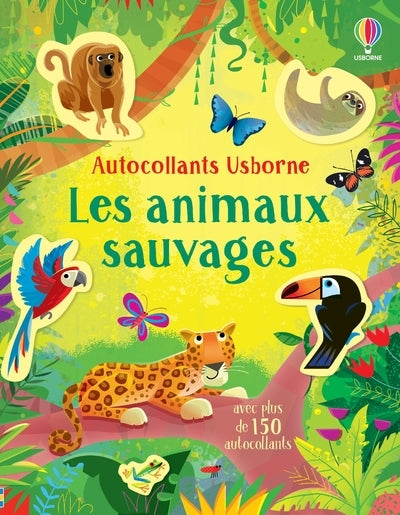 Les animaux sauvages - Autocollants Usborne