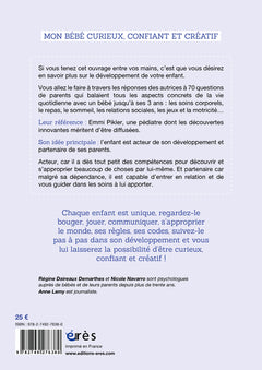 Mon bébé curieux, confiant et créatif