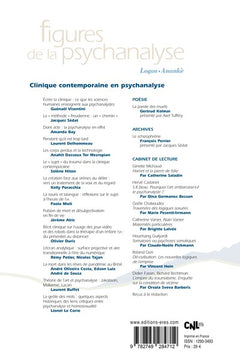 Figures de la psy 48 - Clinique contemporaine en psychanalyse
