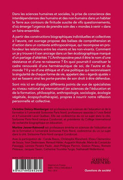 Penser la personne comme sujet en anthropocène