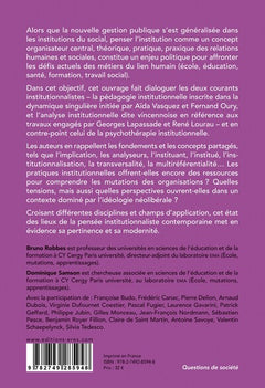 Penser l'institution