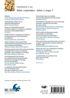 Contraste 60 - Bébés vulnérables : bébé à risque ?