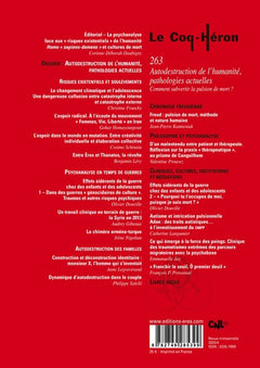 Coq Heron 263 - Autodestruction de l'humanité, pathologies actuelles
