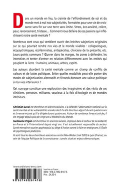 Souci écologique et santé mentale dans un monde troublé