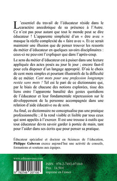 cent mots pour être éducateur