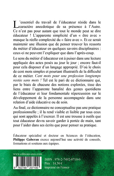 cent mots pour être éducateur