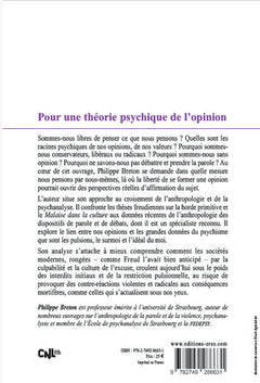 Pour une théorie psychique de l'opinion