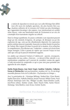 Les enjeux de la séparation pour l'enfant et l'adolescent