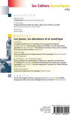 Les jeunes, les éducateurs et le numérique