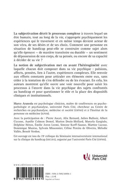 Cliniques du handicap et subjectivation