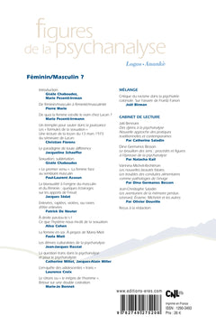 Figures de la psychanalyse 43 - Féminin/masculin ?