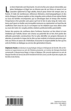 Frères et soeurs, des liens à soigner