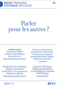 RFEA n°16 : Parler pour les autres ?