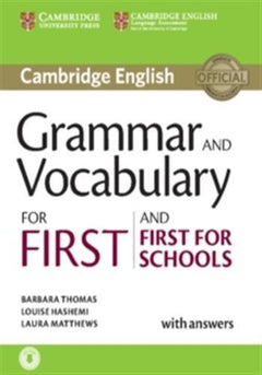 Grammar and vocabulary for first and first for schools book with answers and audio