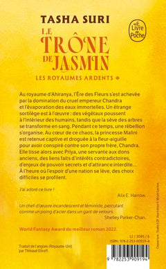 Le trône de jasmin (Les Royaumes ardents, Tome 1)