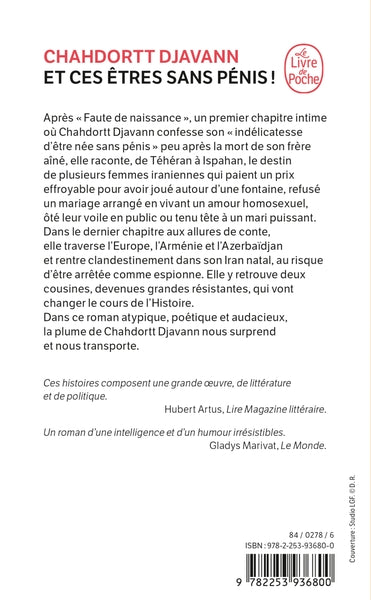 Et ces êtres sans pénis !