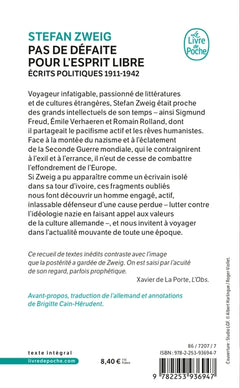 Pas de défaite pour l'esprit libre