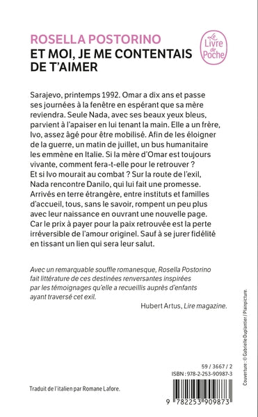 Et moi je me contentais de t'aimer