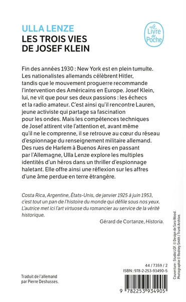 Les trois de vies de Josef Klein