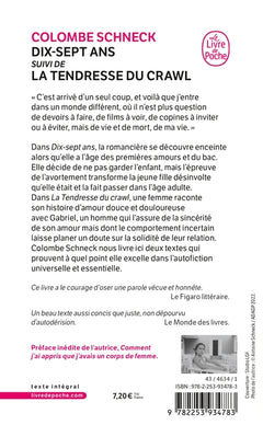 Dix-sept ans suivi de La Tendresse du crawl
