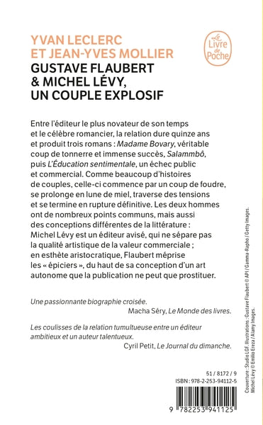 Gustave Flaubert et Michel Lévy, un couple explosif