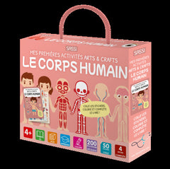 Le corps humain - Mes premières activités arts & crafts