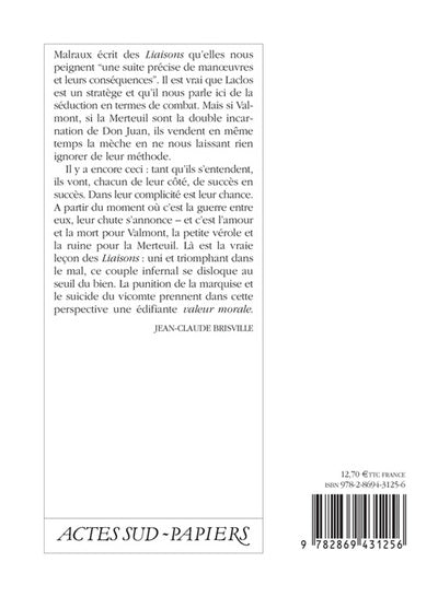 Les liaisons dangereuses